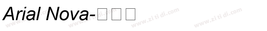 Arial Nova字体转换